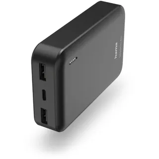 Hama Pocket 10 10000 mAh, Powerbank Grau