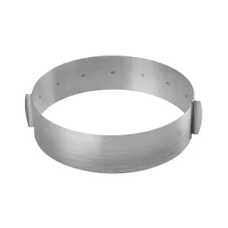 Metaltex Tortenring, Backform, Silber