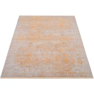 OCI DIE TEPPICHMARKE FARBEN GRANDE Designer-Teppich 65 x 130 cm Gold/Weiß