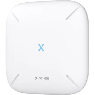 X-Sense Smart Home-Basisstation – Kompaktes Design, erfordert 2,4-GHz-WLAN, mit 2-in-1-Taste für Stummschaltung/Paarung, Modell SBS50