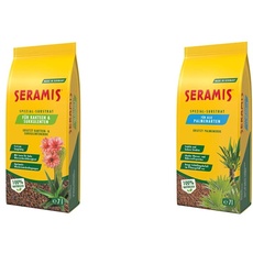 Seramis Spezial-Substrat & Spezial-Substrat für Palmen, 7 l – Pflanzen Tongranulat, Palmenerde Ersatz zur Wasser- und Nährstoffspeicherung, für Innen und Außen