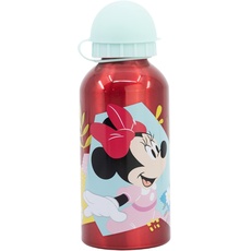 Stor 400 ML KINDER ALUMINIUM FLASCHE | MINNIE MOUSE MOUSE BEING MORE MINNIE MOUSE