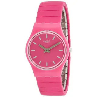 Swatch Damen-Armbanduhr Analog Quarz Edelstahl LP149B