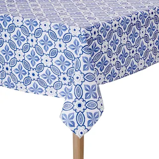 Nydel Tischdecke, Porzellan, Blau (quadratisch, 160 x 160 cm)