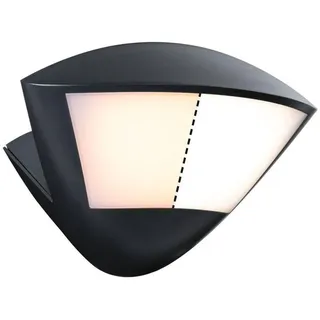 Paulmann Skyla 94864 LED-Außenwandleuchte mit Bewegungsmelder LED 10W Anthrazit