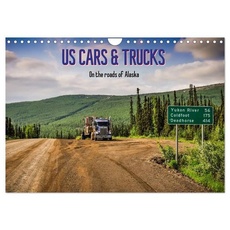 US Cars & Trucks in Alaska / UK-Version (Wall Calendar 2024 DIN A4 landscape), CALVENDO 12 Month Wall Calendar