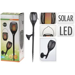 Zarivy LED-Solar-Fackel mit Flammeneffekt: Beleuchten Sie Ihren Außenbereich mit Eleganz. Sein Design simuliert Feuer, perfekt für Gärten. Solarbetrieben und einfach zu installieren.