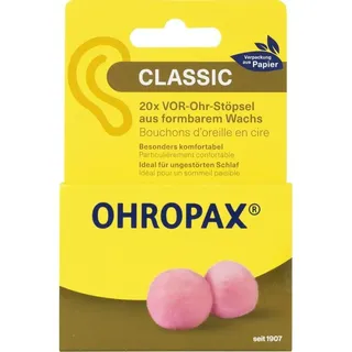 Ohropax Classic Wachs Vor-Ohr Stöpsel 21 dB 20 St.