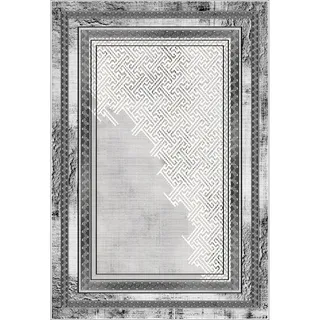 MANI TEXTILE Teppich Najat, Grau, 160 x 230 cm