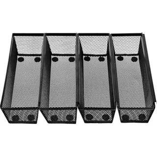 4 Stk Besteckkasten für Schubladen, Besteckeinsatz für Schubladen, Küchen Organizer Schublade Küchenschubladen Organizer Aufbewahrung mit Ineinandergreifenden Seiten für Besteck Kosmetik Bürobedarf