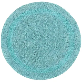 Homescapes Badematte Türkis Ø 80 cm