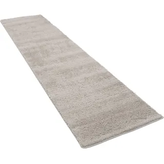 Snapstyle Hochflor Shaggy Läufer Teppich Palace Grau 100x300cm