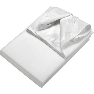 Setex Matratzenauflage Frottee Matratzenschutz 200 x 200 cm weiß