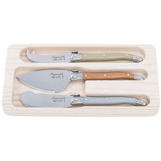 Laguiole Style de Vie Käsemesser-Set Premium Line, 3-teilig, Treasure