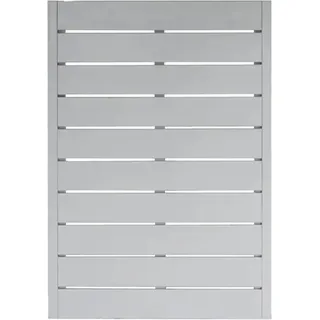 Sichtschutzzaunelement Faro Grau lackiert 130 cm x 90 cm