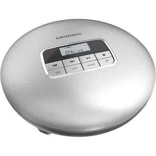 Grundig GCDP 8500, tragbarer CD-Player, Silber/Schwarz