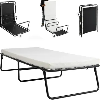 Gästebett - Bett - Einzelbett - Klappbar - 190x80 cm