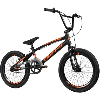 HX Pro 20-Zoll Aluminium BMX Race Bike, Schwarz und Orange, 46