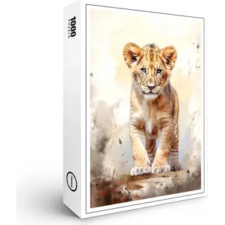 raxxa Premium-Puzzle "Baby Löwe", 1000 Teile