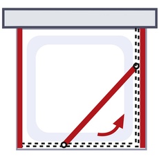 Bild von Juist U-Kabine 80 x 80 x 210 cm alpinweiß EP1916504 04 50 210