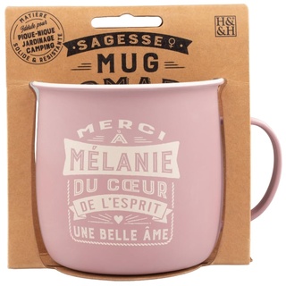 Mug Nomade - Personalisierte Tee- und Kaffeetasse Melanie – Geschenk für Damen