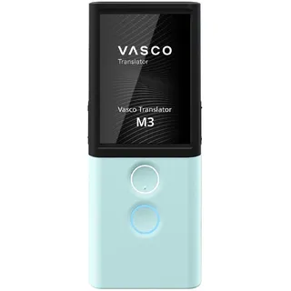 Vasco Translator M3 Sprachübersetzer | Übersetzungsgerät | Übersetzt lebenslang gratis | 70+ Sprachen | Spracheingabe und Sprachausgabe | Foto Übersetzer | Farbe: Mint Leaf