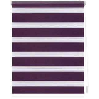 Lichtblick Original Duo Rollo Klemmfix, Ohne Bohren Brombeere, 220 cm, 90, 220 , Kunststoff , 90x220 cm , Heimtextilien, Vorhänge, Rollos, Doppelrollos