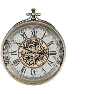 Home ESPRIT Wanduhr, Weiß, Schwarz, Gold, Glas, Eisen, 66 x 10 x 80 cm