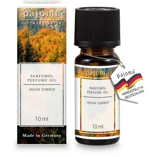 Pajoma pajoma® Duftöl 10 ml, Indian Summer | feinste Parfümöle für Aromatherapie, Duftlampe, Aroma Diffuser, Massage, Naturkosmetik | Premium Qualität