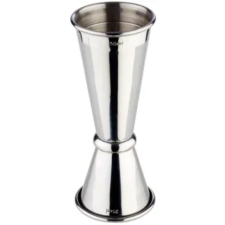 APS 93164 Barmaß, Ø 4 cm, Höhe 11 cm, Edelstahl, Füllmenge 15/25 / 35/50 ml