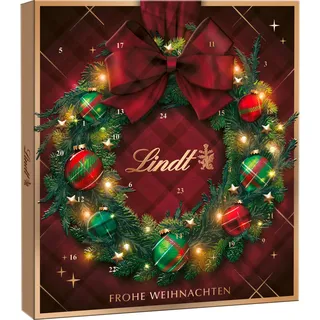 Lindt Schokolade | Adventskalender Karo Royal | 168g | 24 Überraschungen | Schokolade für die Weihnachtszeit