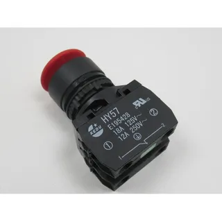 Holzstar Notaus KSO 150F BASIC, 1500F HY57 / 230V / 12A, roter Stopknopf "OFF"