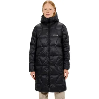 Berghaus Daunenjacke BERGHAUS "EXPLORER LONG DOWN JACKET", Damen, Gr. L, schwarz, schwarz, Obermaterial: 100% Polyester. Futter: 100% Polyamid. Wattierung: 100% Daunen, Jacken Daunenjacke, Winterjacke Damen