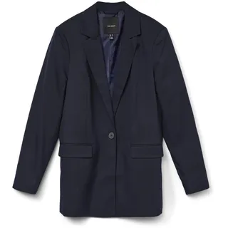 VERO MODA Damen Vmnila Ls Slim, Navy Blazer, 38