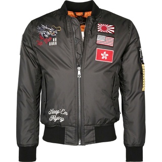 Top Gun Dragon, Textiljacke - Dunkelgrau - S