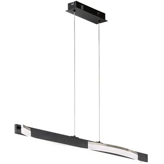 Fischer & Honsel Bridge 1x LED 18 Watt 7 cm rund/sandschwarz/nickelfarben matt