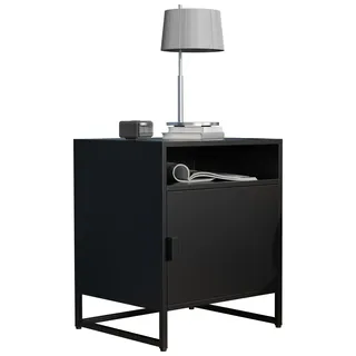 VCM Nachtschrank Flokas L 45 x 40 x 55 cm Schwarz