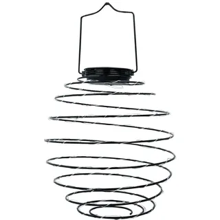 Lumi Jardin Solar-Pendelleuchte Mikrospirale schwarz H37cm inkl. LED-Lampe