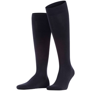 Falke Herren Socken - Family Kniestrümpfe einfarbig Dunkelblau 39-42