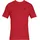 Left Chest Kurzarm-T-Shirt Rot L