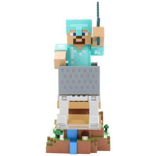 Cable Guys Minecraft Steve Controller Halterung Grün für PlayStation 5 / Xbox Series S