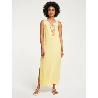 heine Maxikleid »Leinenkleid«, gelb