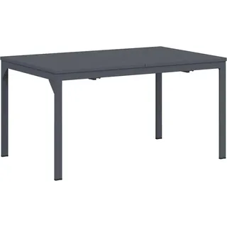 vidaXL Ausziehtisch 2 pcs Anthrazit 210 x 90 x 73 cm Stahl - Grau