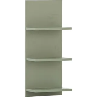 welltime Wandregal »Palermo, Breite 30 cm made in Germany« 3 Regalböden, grün