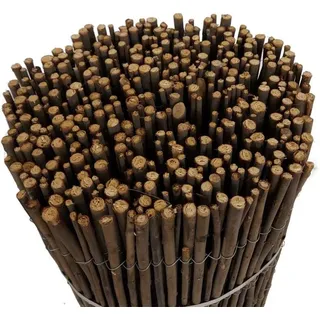 Weidenmatte Sichtschutzzaun Sichtschutz 150 cm x 5 m Weide Windschutz