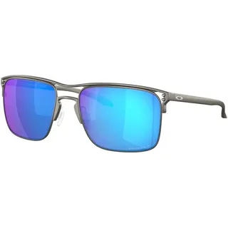 Oakley Holbrook TI Sapphire, Sonnenbrille - Matt-Grau Blau/Violett-Verspiegelt