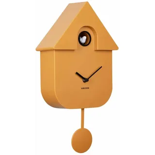 Karlsson [DL] Wall Clock Modern Cuckoo ABS Ochre Yellow -
