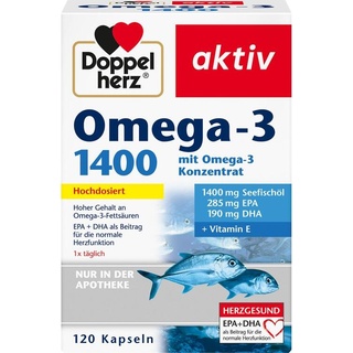 Doppelherz Aktiv Omega-3 1400 Kapseln 120 St.