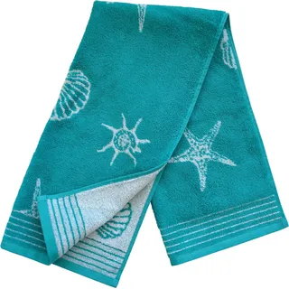 Dyckhoff Seashell Badetuch 70 x 140 cm blau