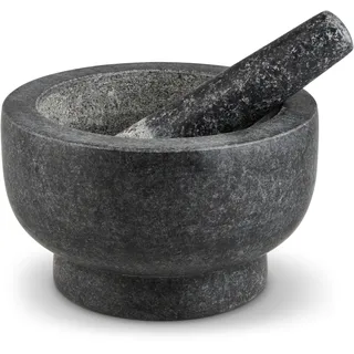 Cole & Mason Clavering Mörser mit Stößel Set groß 20 cm grau